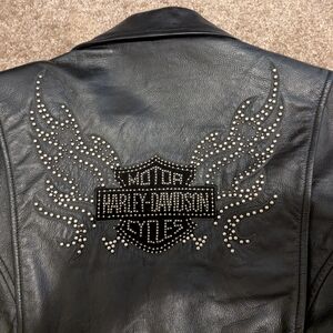 Harley-Davidson Black Leather Studded Jacket